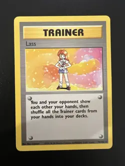 Lass 75/102 Base Set Unlimited 1999 Pokemon Card Rare NM - Image 1