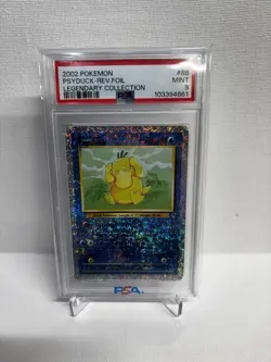 Psyduck Legendary Collection Reverse Holo Card 88/110 PSA 9 - Image 1