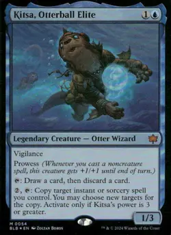 Bloomburrow #54 Kitsa, Otterball Elite - Image 1