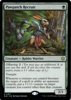 Pawpatch Recruit Bloomburrow Magic MTG NM - Image 1