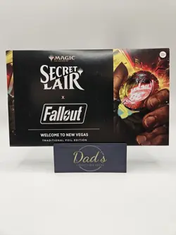 NEW MTG Secret Lair X Fallout: FOIL Welcome to New Vegas FREE SHIPPING - Image 1