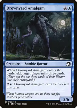 [MTG] Drownyard Amalgam (050) (MID) LP-HP - Image 1