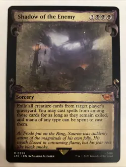 Shadow of the Enemy M Showcase Scrolls Regular 0558 | LTR Lord of the Rings MTG - Image 1