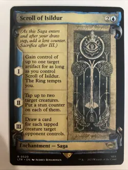 MTG Scroll of Isildur (Showcase Scrolls) LOTR #0520 RARE LTR Regular - Image 1