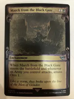 March from the Black Gate Scroll FOIL 0545 | LTR Lord Of The Rings | MTG - Image 1