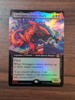 x1 Armaggon, Future Shark - Foil R MTG Teenage Mutant Ninja Turtles M/NM, Englis - Image 1