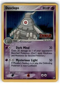 2007 EX - Power Keepers Dusclops Rare Reverse Holo LP #14 - Image 1