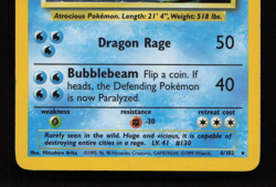 Pokemon TCG Gyarados Base Set 6/102 Holo Unlimited Holo Rare (MP) - Image 4