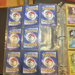 Pokemon Base Set Binder Cards Wizards 1999 *NO CHARIZARD* Full base set - Image 2