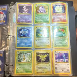 Pokemon Base Set Binder Cards Wizards 1999 *NO CHARIZARD* Full base set - Image 3