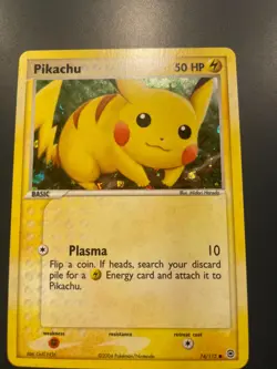 Pokemon Pikachu - 74/112 - Reverse Holo - EX FireRed LeafGreen NM - Image 1