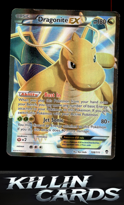 Dragonite EX (108 Full Art) 108/111 Pokemon Ultra Rare XY - Furious Fists Card M - Image 1
