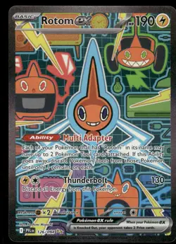 2# Pokemon Cards Rotom ex 126/094 Phantasmal Flames Special Illustration Rare - Image 1