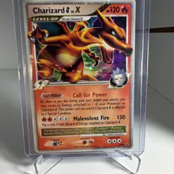 Pokemon Charizard G Lv.X DP45 Diamond & Pearl Holo Promo 120 HP Malevolent Fire - Image 1