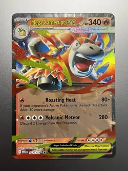 Pokemon - Mega Camerupt EX 022/132 Double Rare, Mega Evolution, Holo, Near Mint - Image 1