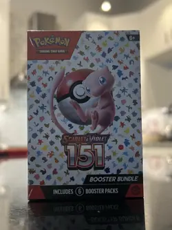 Pokemon Scarlet Violet 151 Booster Bundle 6-Pack, Factory-Sealed Box - Image 1