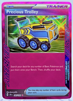 Precious Trolley 185/191 Sv08: Surging Sparks Holo - Pokemon TCG - NEAR MINT - Image 1