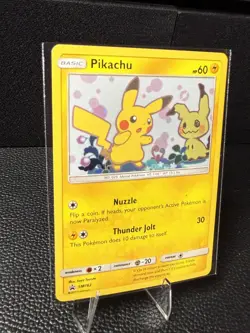 Pikachu SM162 Promo SM Black Star Promos Pokemon Near Mint - Image 1