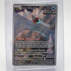 Pokemon Iron Bundle SVP 066 Illustration Rare Promo Scarlet Violet Black Star - Image 1