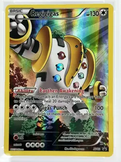 2015 Pokemon XY Regigas XY82 Black Star Promo NM-MT PSA 8 - Image 3