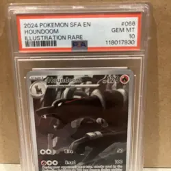 2024 POKEMON SFA EN-SHROUDED FABLE ILLUSTRATION RARE #066 HOUNDOOM PSA 10 - Image 4
