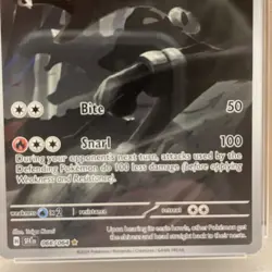 2024 POKEMON SFA EN-SHROUDED FABLE ILLUSTRATION RARE #066 HOUNDOOM PSA 10 - Image 5
