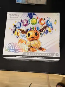 Pokemon Scarlet & Violet: Prismatic Evolutions ETB Sealed Elite Trainer Box - Image 1