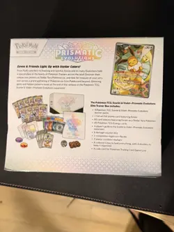 Pokemon Scarlet & Violet: Prismatic Evolutions ETB Sealed Elite Trainer Box - Image 3