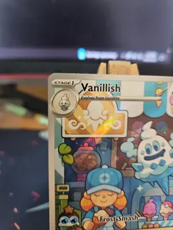 Pokemon TCG Vanillish Paradox Rift 190/182 Holo Illustration Rare NM - Image 2
