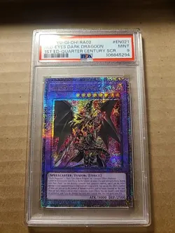 2024 Yu-Gi-Oh RA02 EN021 Red-Eyes Dark Dragoon Quarter QCR 1st Edition PSA 9 - Image 1
