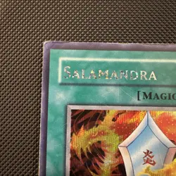 | Yugioh Salamandra DDS-006 Secret Rare Dark Duel Stories Promo Damaged| - Image 5