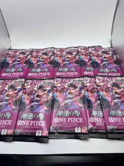 ✨🖤 Two OP11 Booster One Piece Japanese Single Packs Fist of Divine Edition✨🖤 - Image 2