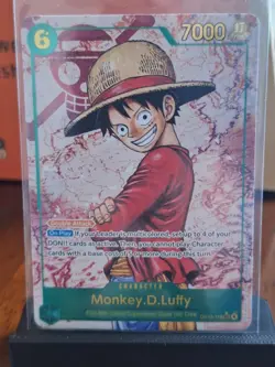 One Piece CCG Monkey.D.Luffy Op13-118 Alt Art Secret Rare - Image 1