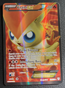 Victini EX 131/135 Plasma Storm Ultra Rare Full Art Holo Pokemon Card - Image 1