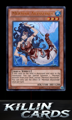 Mermail Abysslinde (UTR) ABYR-EN014 Ultimate Rare Abyss Rising YuGiOh Card LP - Image 1