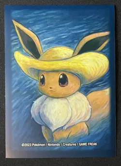 Van Gogh Pokemon Center FULL Set - Pikachu Grey Hat, Individual Card Sleeves 🎨 - Image 3