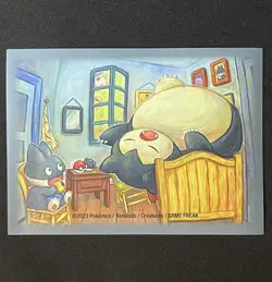 Van Gogh Pokemon Center FULL Set - Pikachu Grey Hat, Individual Card Sleeves 🎨 - Image 5