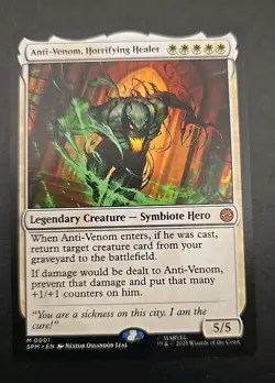 Anti-Venom, Horrifying Healer Marvel's Spider-Man MTG Regular Near Mint - Image 1