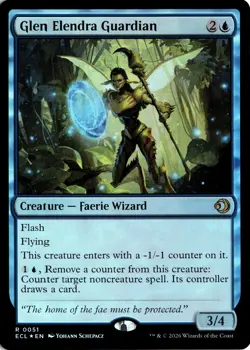 Glen Elendra Guardian FOIL 51 ECL Lorwyn Eclipsed NM - Image 1