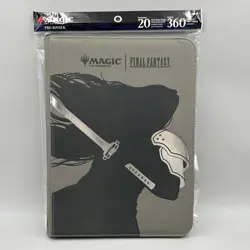 Ultra PRO MTG Final Fantasy Sephiroth Planet’s Heir - 9 Pkt Zip Pro Binder OPEN - Image 1