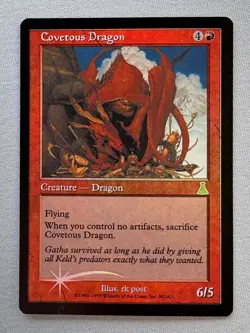 Covetous Dragon Foil Urza's Destiny MTG Magic - Image 1