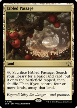 Fabled Passage (REGULAR) x1 - MTG Bloomburrow BLB #252 - Image 1