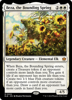 Beza, the Bounding Spring (REGULAR) x1 - MTG Bloomburrow BLB #2 - Image 1