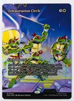 Teenage Mutant Ninja Turtles Teleportation Circle FOIL Borderless 2 MTG TMNT - Image 1