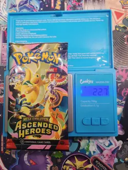 EXTREMELY HEAVY! 22.7g GOD PACKUUU Ascended Heroes Pokemon TCG Booster (SEALED) - Image 1