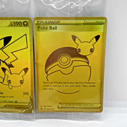 Pokemon Celebrations Pikachu V & Poke Ball Promo Cards SWSH145/146 - Image 3