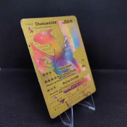 Pokemon Charizard GX Gold Foil Custom Collectible Card - Image 3