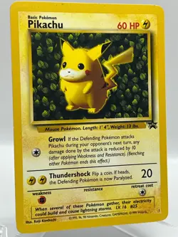 Pikachu #1 WotC Black Star Promo Ivy Non Holo Vintage Pokemon TCG Card - Image 2