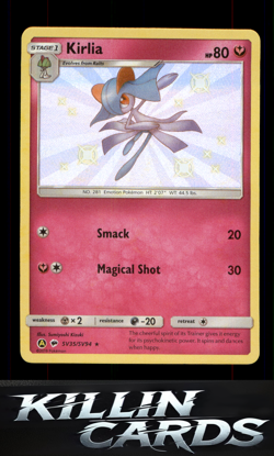 Kirlia SV35/SV94 Pokemon Shiny Holo Rare Hidden Fates: Shiny Vault Card NM - Image 1