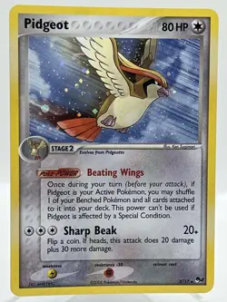 Pidgeot 2/17 Pop Series 2 Holo Rare Promo 2005 Vintage Pokemon TCG Card - Image 1